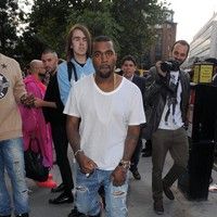 Kanye West - London Fashion Week Spring Summer 2012 - Christopher Kane - Outside